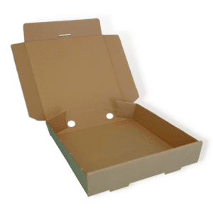 Brown 9" (Inch) Takeaway Pizza Box - 229x229x38mm