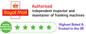 Royal Mail Authorised Independent Inspector & Maintainer Of Franking Machines & Trustpilot Score