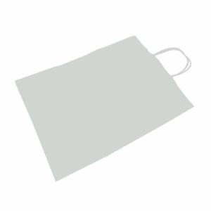 White Twist Handle Paper Carrier Bags - 320x140x420mm