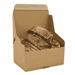 Brown E-Commerce Postal Box - 222x150x88mm