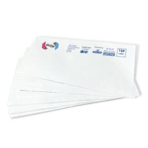 Custom Franking Logo for DL Non-Windowed Self Seal Envelopes (110mm x 220mm)